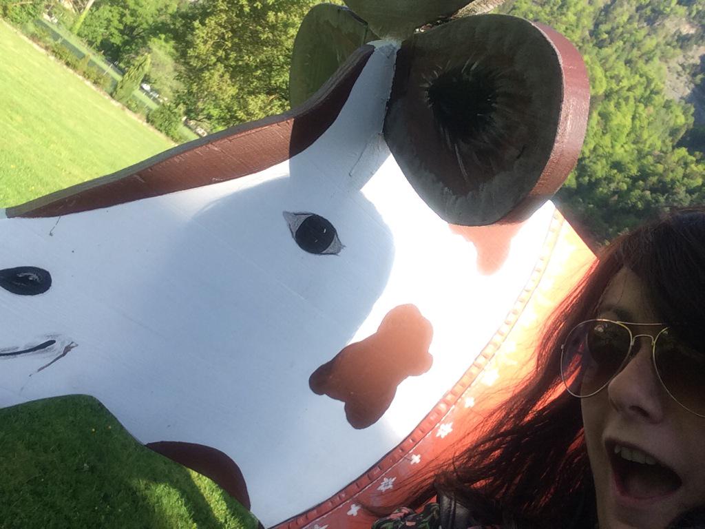 urfingerclicks's tweet photo. @nialmclean #FakeSwissCowSelfie on my journey to the @myinterlaken train station http://t.co/N5EO1Ft5Em