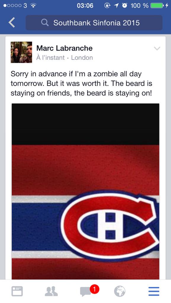 Rehearsals all day tomorrow at Royal Opera House London?Go to bed at 3:30 #GoHabsGo #MyPlayoffsMoment #timezonessuck