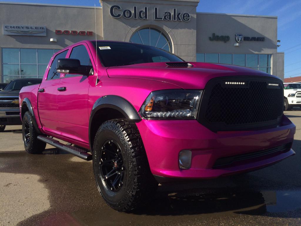 Pink Camo Dodge Cummins
