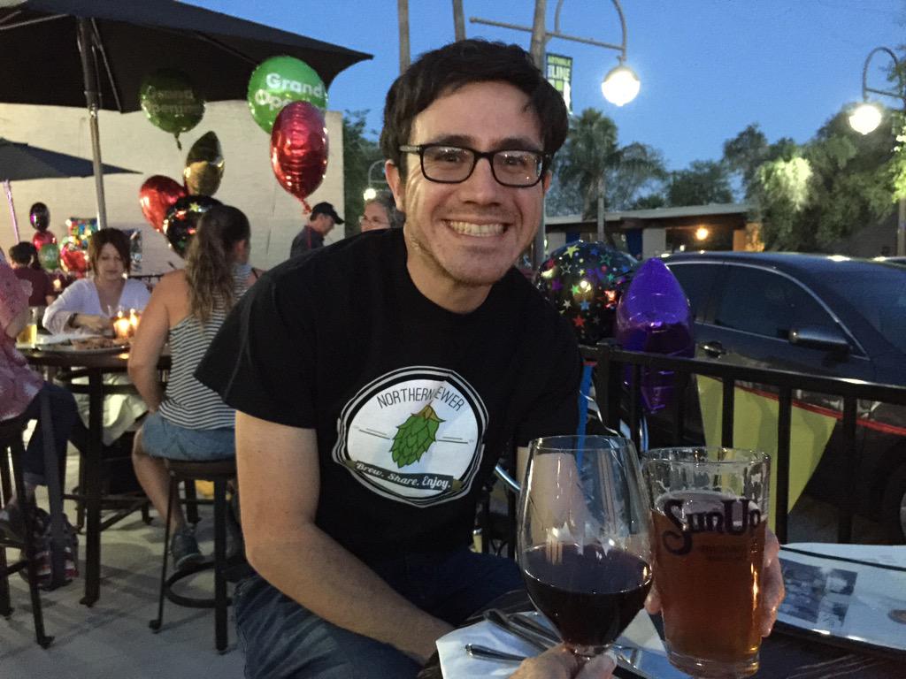 Cheers from <a href="/Craft64AZ/">CRAFT 64</a> <a href="/KingJamesSwann/">James Swann</a> #grandopening <a href="/BryanRathbun/">Bryan Rathbun</a>