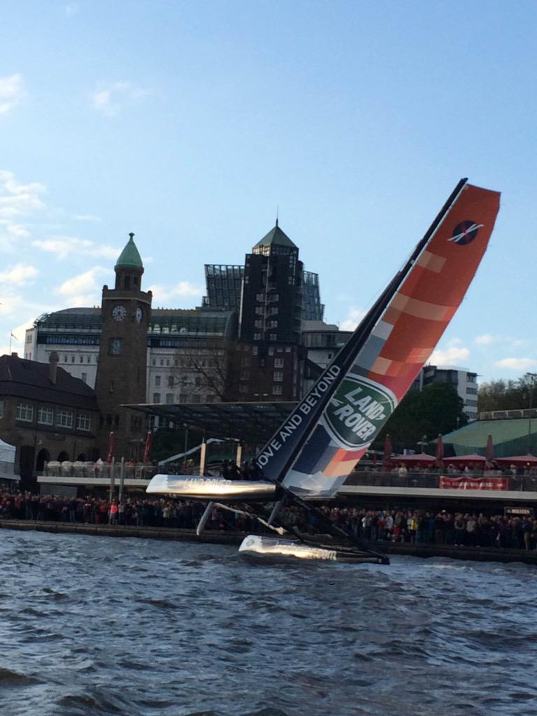 Lawrencesailing's tweet photo. Biggest #exss crowd ever?: 1 million(!) people harbourside at Hamburg Port Anniversary on Saturday evening. http://t.co/KYD7FdowGl