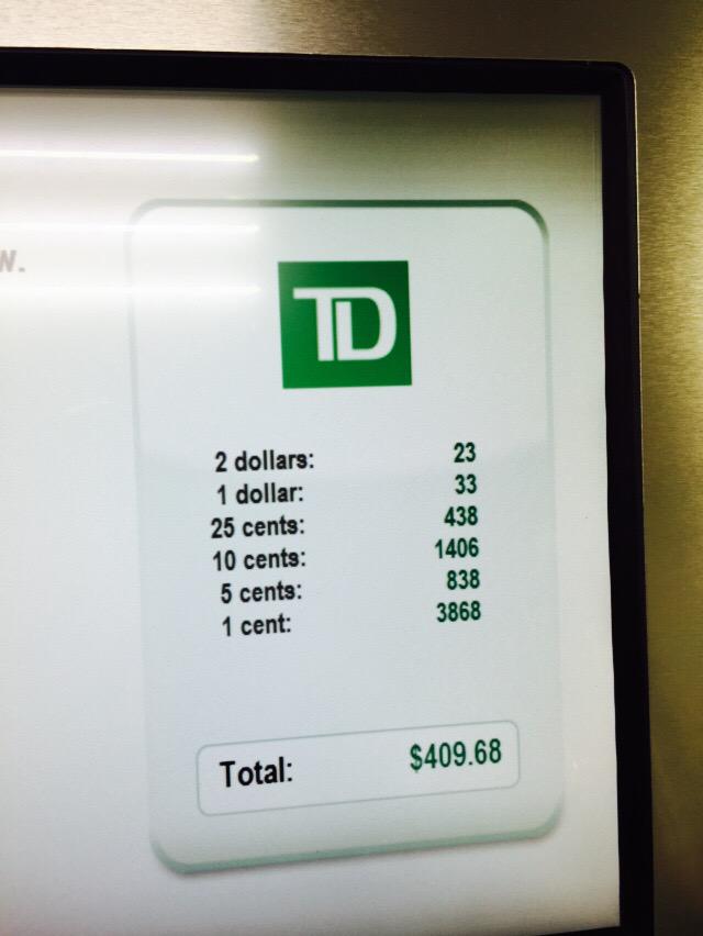 Div8isGreat's tweet photo. Thanks @TD_Canada that was a lot of pennies for @SC_Nepal. #NepalQuakeRelief #sd36learn http://t.co/nWrwo0w6qf
