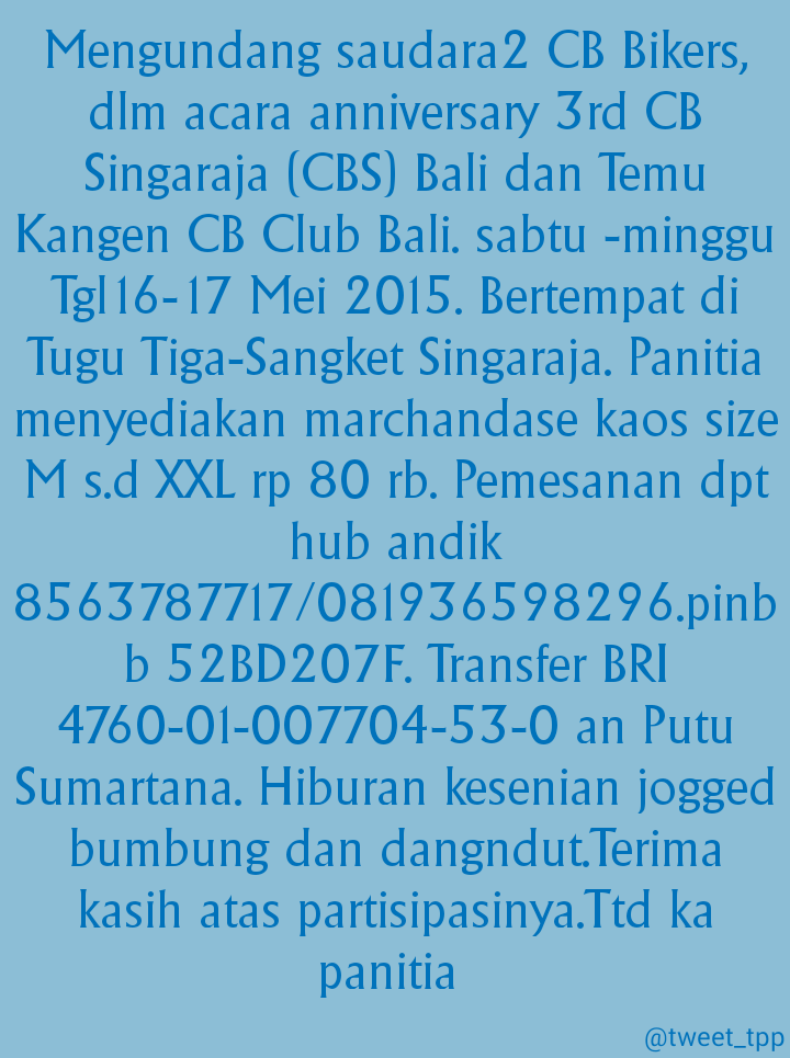 infoeventcb's tweet photo. #EventCB at bali http://t.co/TPYwue482x
