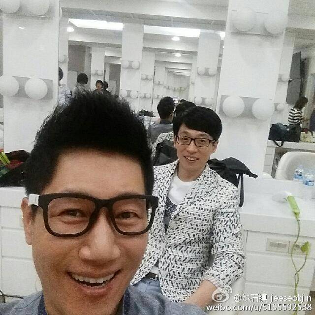 Yoo_RM's tweet photo. (^0^)♡♥ RT @RM_MyHappyPill: 150510 지석진 Ji Suk Jin's Instagram + Weibo Update~^^ http://t.co/a7OC0i9hMA