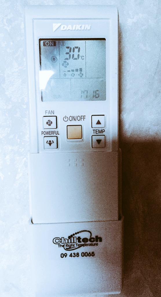 staceymichelsen's tweet image. Its getting cold!! So lucky to have this to come home to @chilltech1 @JulzCru_ #ihaveiton30☺️ #chilltech #daikin
