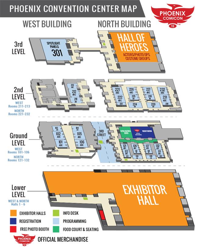 How do I spend Saturday nights? Updating phoenixcomicon.com with a map of the @PhoenixConvCtr for #phxcc!