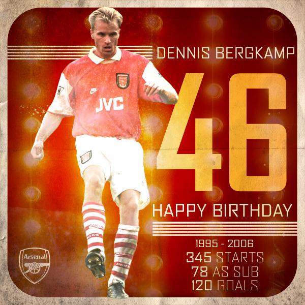 Happy 46th Birthday Dennis Bergkamp:

Eredivisie
Europa League (2)
Premier League (3)
FA Cup (4)
Community Shield (3) 