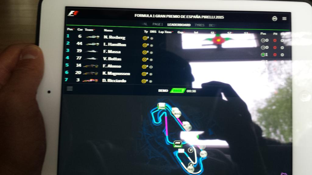 mattnixon_golf's tweet photo. All set for @F1 now. How's your view @DaveHorsey @Chris3Wood @SeveBenson. I'm all set.... #f1w***er #allthegear #JB22 http://t.co/nrxfIvvR32