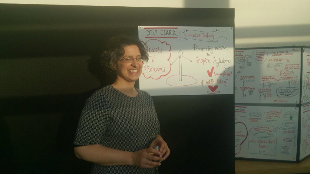 BethR_Carnac's tweet image. Big humongous thanks to @deviclark and the whole @TEDxAylesbury team for such an awe inspiring day. Bravo &amp;amp; big love