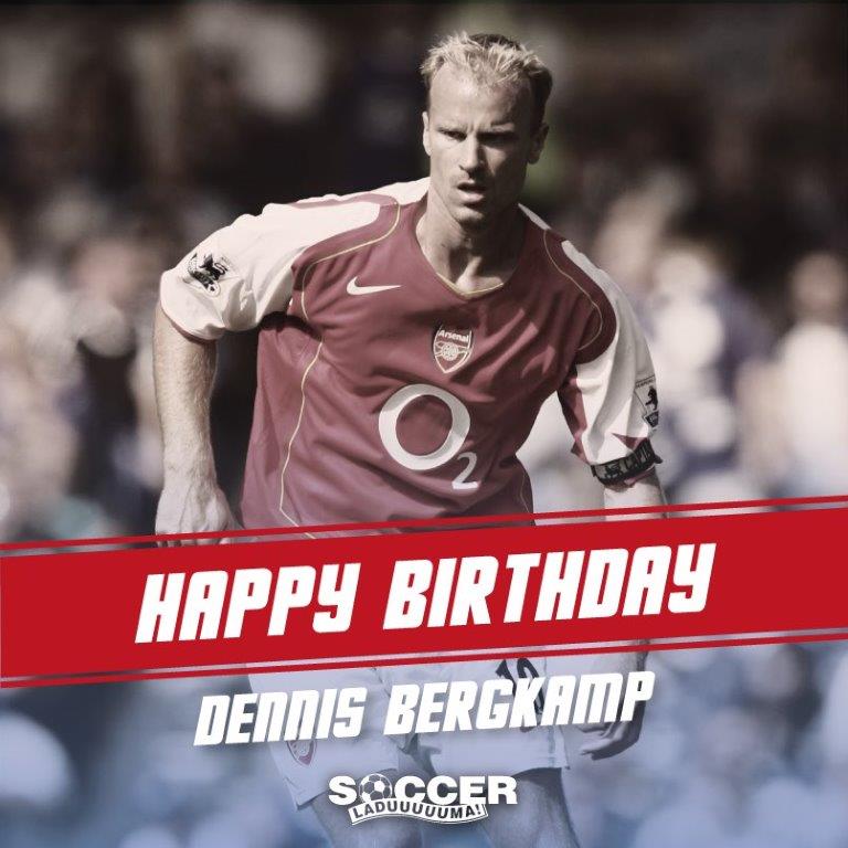 A HUGE Happy Birthday to Arsenal great Dennis Bergkamp! 