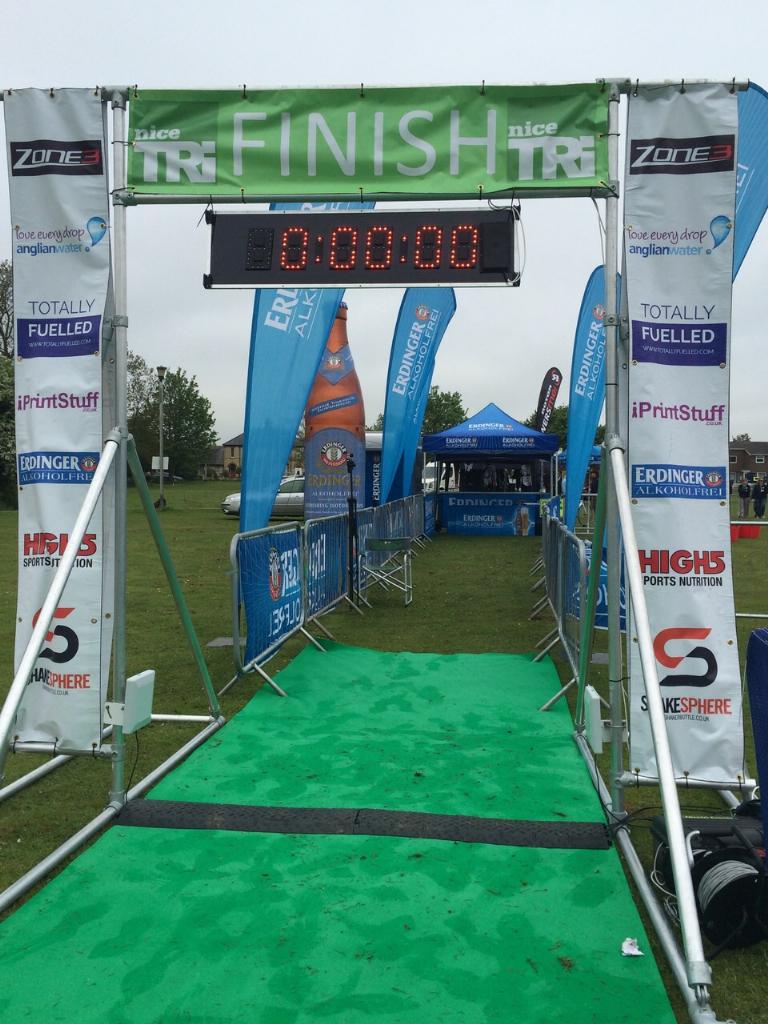 ErdingerAF_UK's tweet photo. And they are off! See you at the finish #NiceTri http://t.co/VET2jS6rXU