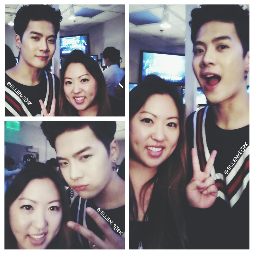 ELLENxSUBK's tweet photo. Had some good talks w #GOT7 #Jackson at #KTMF2015. We even talked about #BTS #Rapmonster 😁 https://t.co/hp81OCyS5w http://t.co/gSCv9n80J8