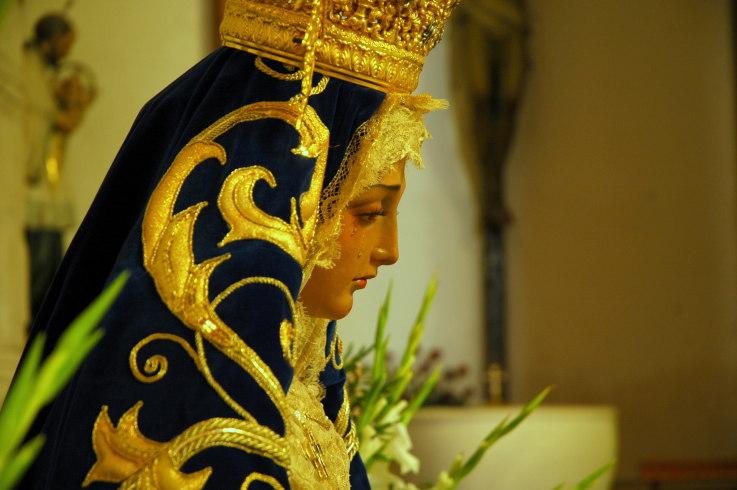 Hoy a las 12:00h en la Parroquia de San Pedro fiesta religiosa en honor a nuestra titular, María stma. de la Amargura