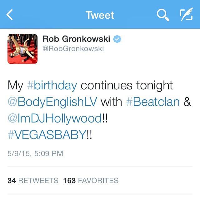   Happy Birthday Rob Gronkowski!    