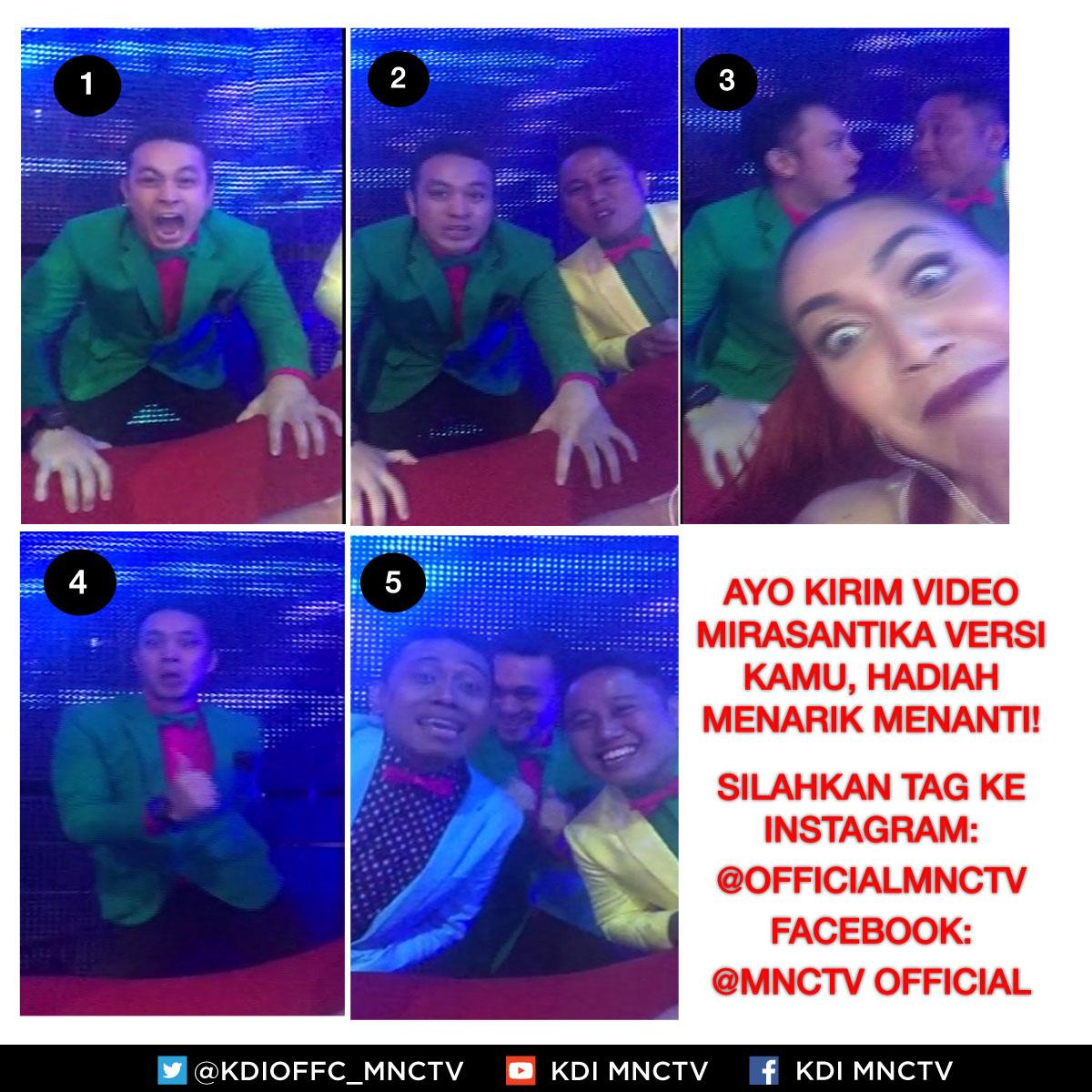 Official_MNCTV's tweet photo. Video Mirasantika kamu, pasti lebih seru dibanding punya @d3nada @GilangDirga @joel_kriwil. Ayo kirim ke sini: http://t.co/Gt0Zz6TLJL