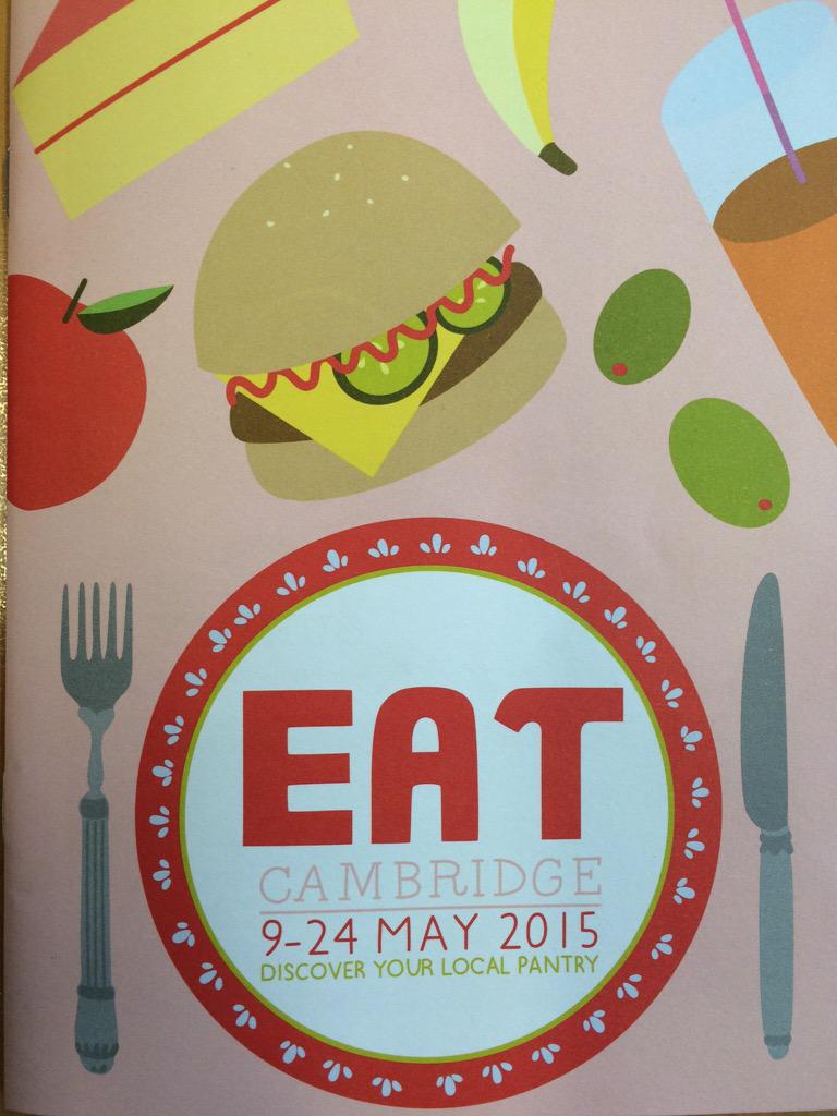 EmmaT_Cambridge's tweet photo. Hope all has gone well for @EatCambridge so far.The programme itself is a treat to look through-contents even better! http://t.co/MBQhxc8Lkn