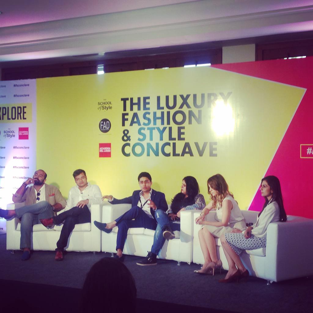 fadacademy's tweet photo. Conclave Day 2! Session in progress on Fashion Beyond Design! #LFSConclave #Fashion #luxury #Style #design http://t.co/6p3eLkreAp