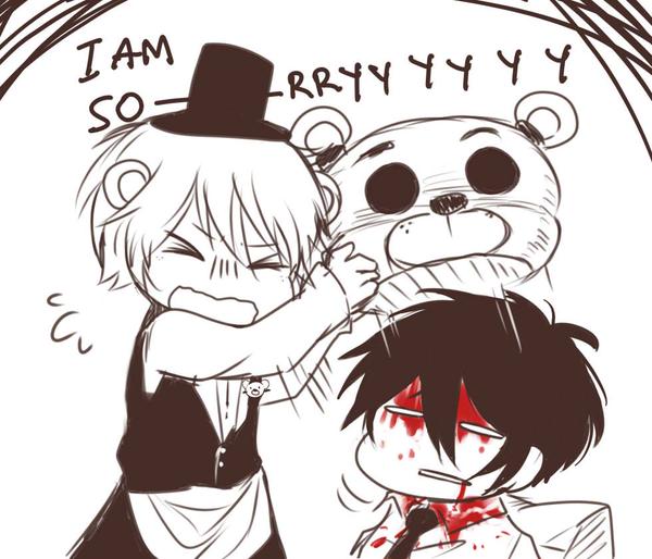 Laira_nothing's tweet image. ....? What ? o.o" Freddy s'excuse maintenant ?