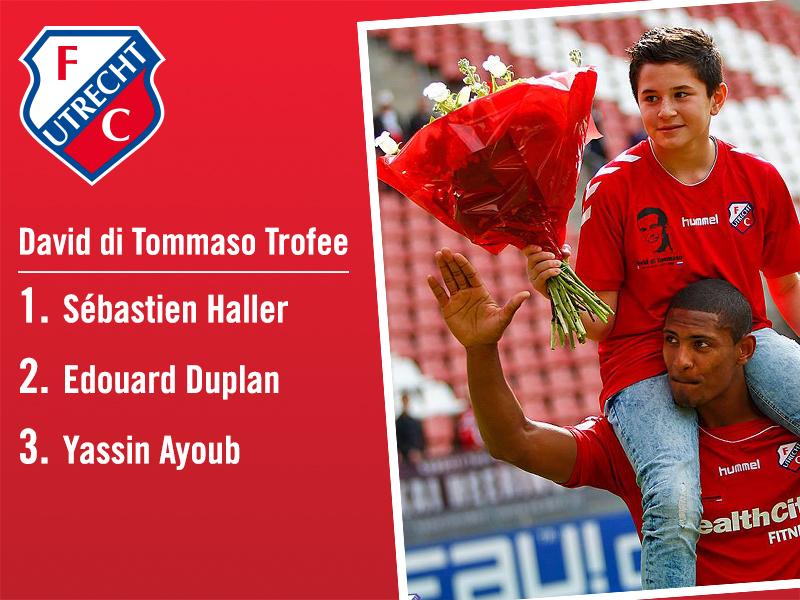 fcutrecht's tweet photo. De #DiToTrofee is gewonnen door @HallerSeb. Lees meer op: http://t.co/ngEM0ZQoh5. #fcutrecht http://t.co/BacsGY68ML