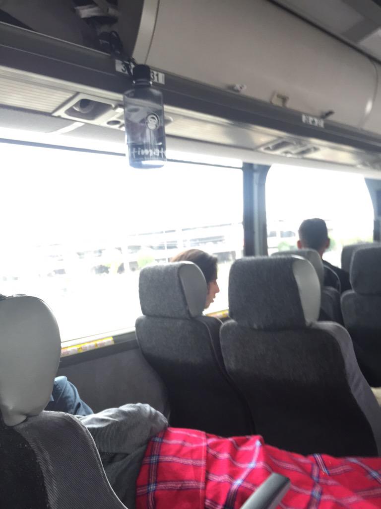 tomdoi's tweet image. This could end poorly for @87til. The dangers of sleeping on a @TheDCCurrent bus.