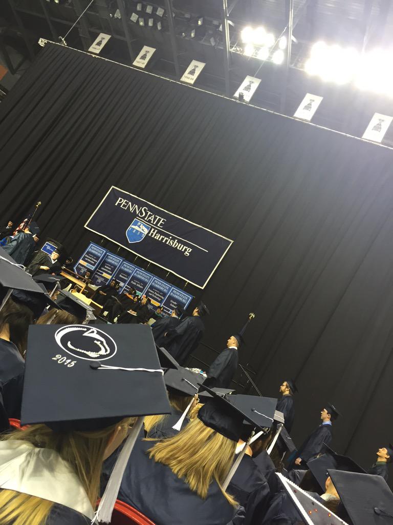 CivilChar's tweet photo. I did it!!! #PennStateGraduation http://t.co/KFP4YHf5WO