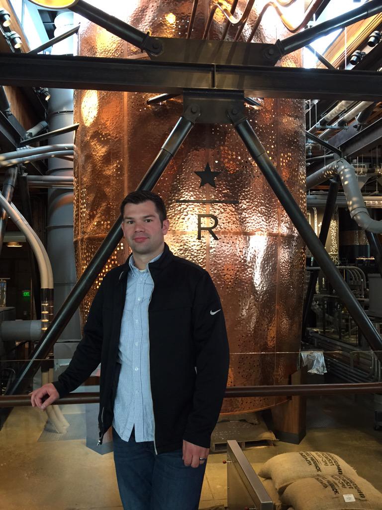 RobertTorrey's tweet photo. Such a great experience at the @SBUXRoastery this morning! http://t.co/4q3mdxL7gL