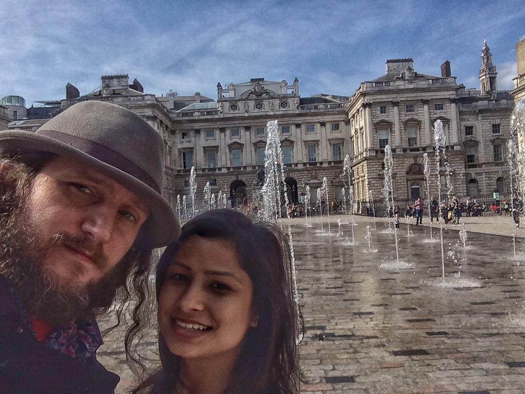 LukaszZelezny's tweet photo. Like a proper @Londonist - @ParulZelezny and me, we are on @SomersetHouse at @Sony World Photo Awards @WorldPhotoOrg http://t.co/7oSai4ZvYk