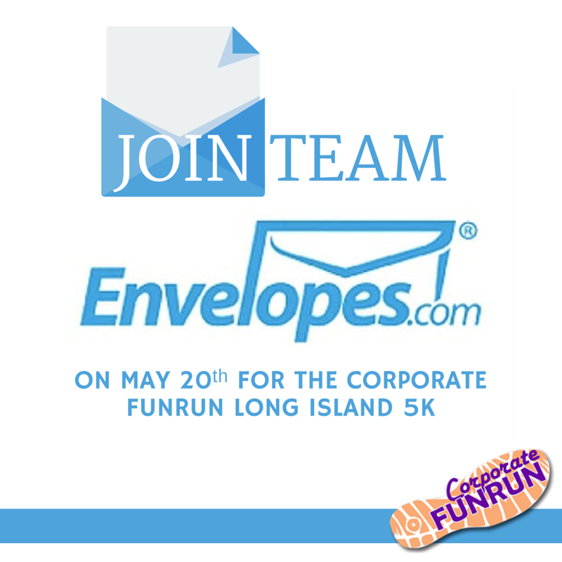 CORP_FUNRUN's tweet photo. Another team is joining us on our Long Island 5K on May 20th! Join team @Envelopes_com here: http://t.co/sDTH3zBwVS http://t.co/o1ncmZyiPq