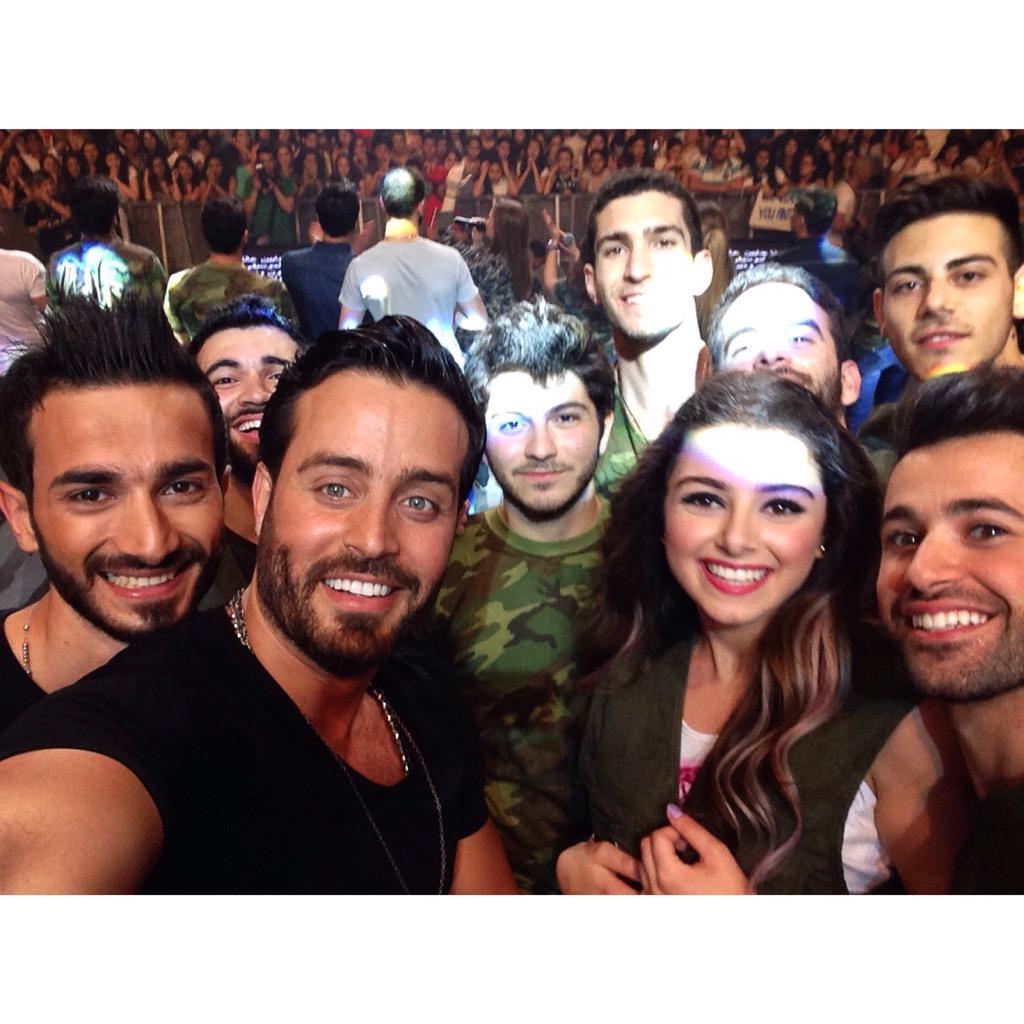 marittahallani's tweet photo. Stage selfie! #OneLebanon http://t.co/uTOvSL3cWA