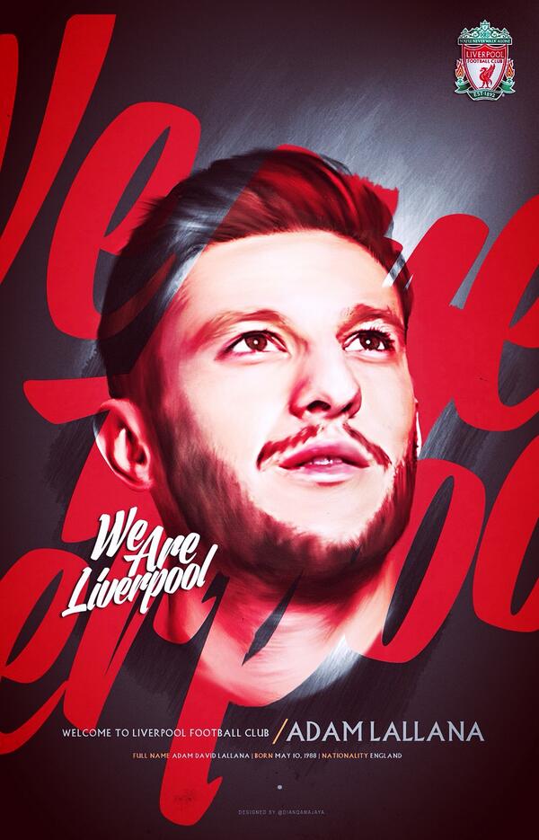 Happy birthday gembaran gue Adam Lallana! Harus nyekor yah malam ini   