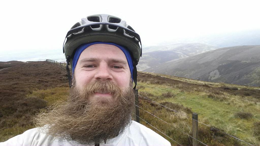 BrawBeardOil's tweet photo. Took the #beard for a blast in the #Lammermuirs this morning. Cold & windy but there's always #beardwarmth
#braw http://t.co/1emgG9591s