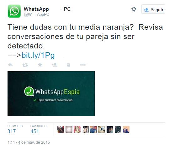 OJO al #FRAUDE de FALSAS apps que te permiten espiar el whatsapp CEpIBvLWIAA6nSo