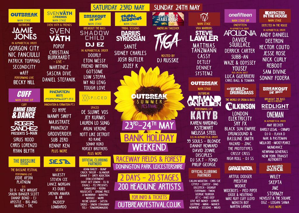 DMUFreshers15's tweet photo. 2 Weeks to Go til the incredible @Outbreak_Fest #Outbreak2015
Tickets - http://t.co/hBXBG1l7M5 http://t.co/z5qmMVwAe2