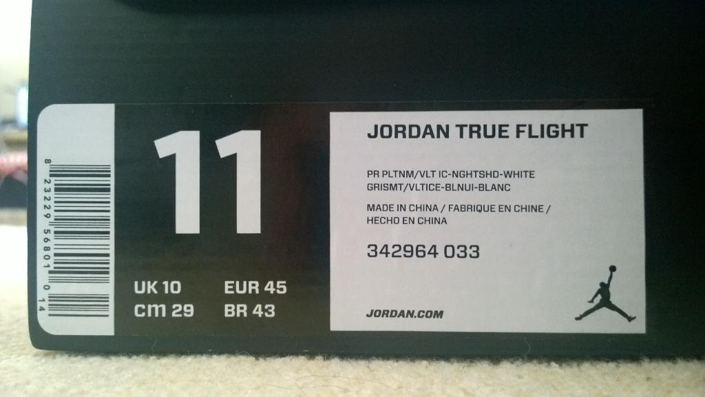 xopsx's tweet photo. Late birthday present from my parents! #JsOnMyFeet #TrueFlight http://t.co/UHK5tNStGG