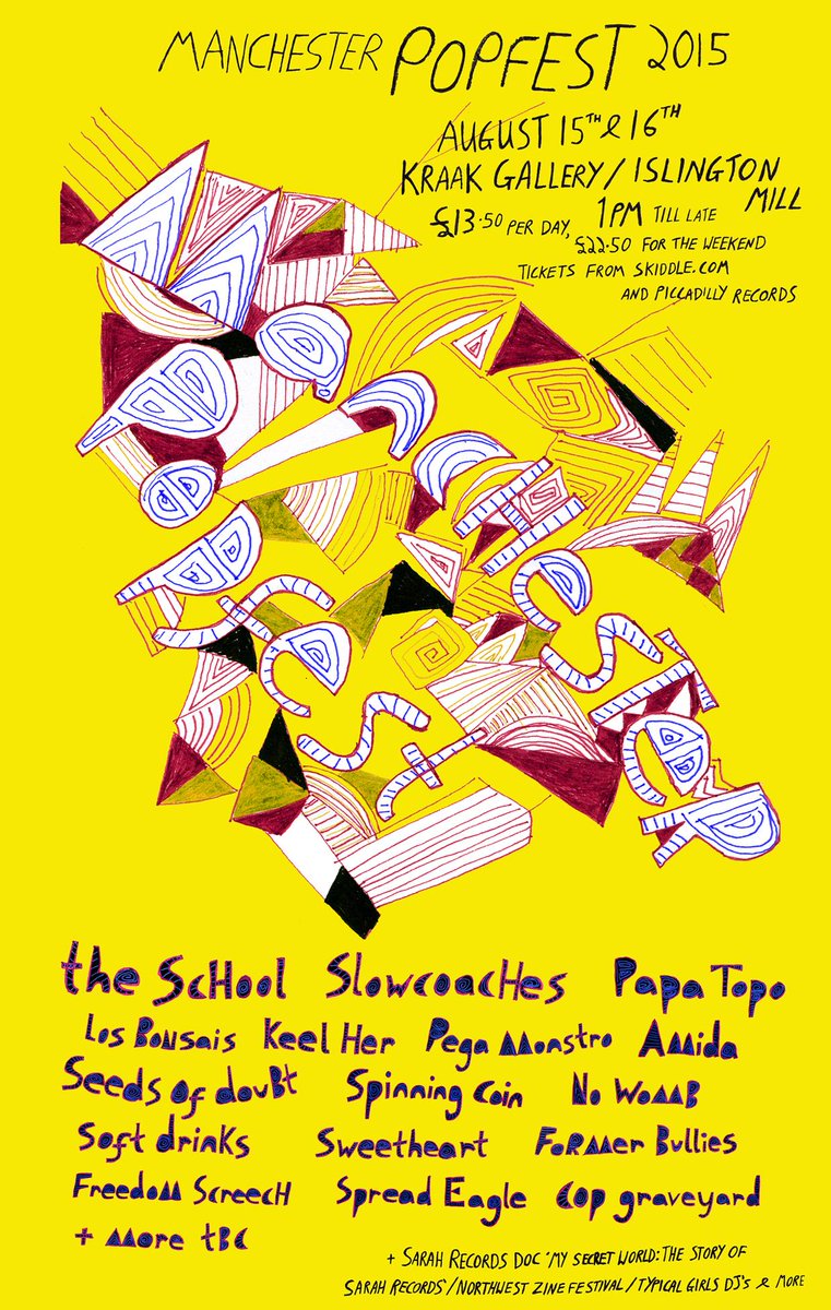 mcrpopfest's tweet photo. Tickets for Manchester Popfest 2015 day 2 with @theschoolband @papa_topo @losbonsais http://t.co/1P1uU3ljH9 http://t.co/ekCGFzKkZj
