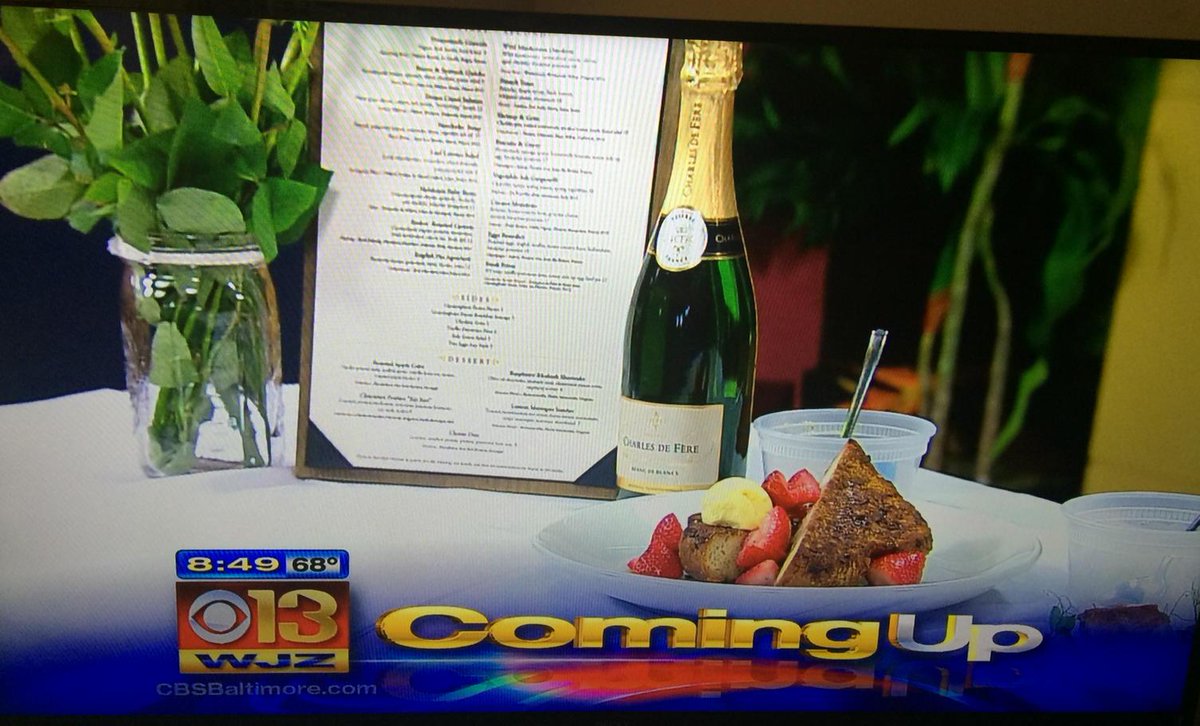 Hungry? Coming Up Next @cbsbaltimore #MothersDay w/ <a href="/TheBagbyGroup/">The Bagby Group</a>