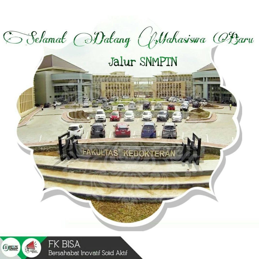 BEMFKUNDIP's tweet photo. Selamat datang mahasiswa baru FK Undip Jalur SNMPTN! Selamat bergabung! Tetap semangat! :) http://t.co/F0FMJHT7wt