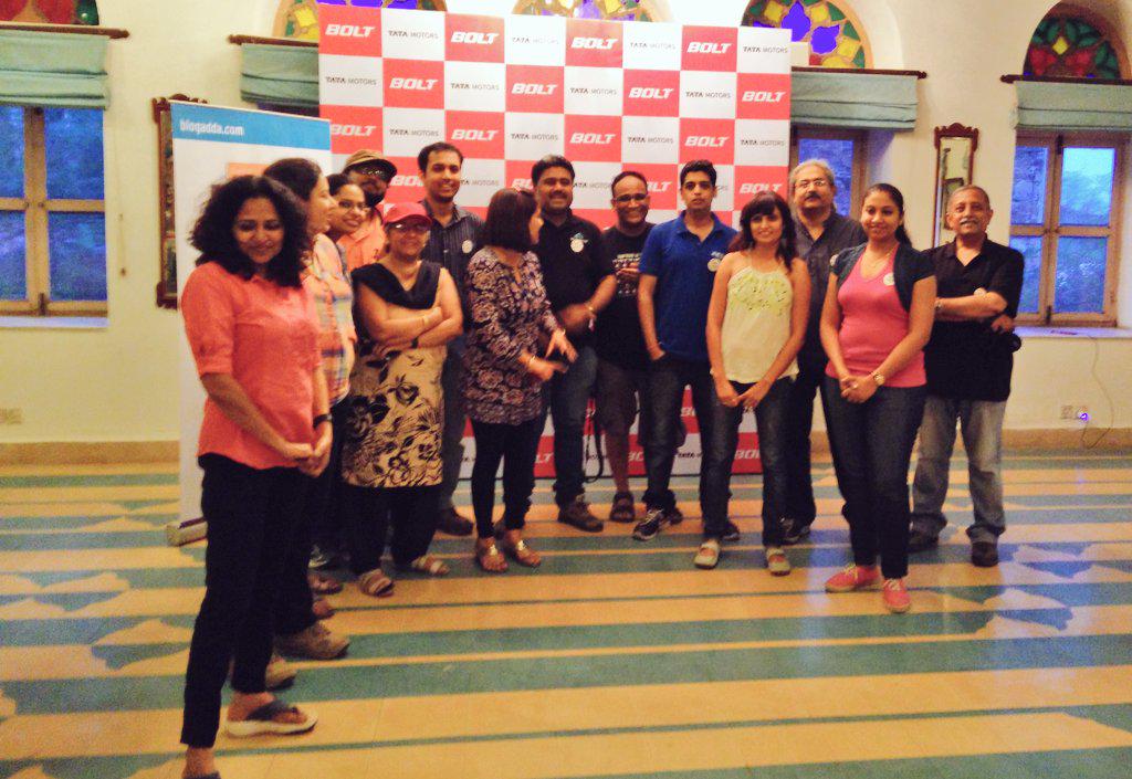 TataBolt's tweet photo. Our day draws to a close as our Bloggers shake hands, discussing the day’s highlights in high fondness.
#BoltDrives http://t.co/mGwOeOnCvI