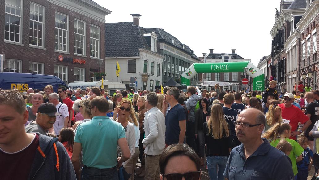 Gezellig druk bij de  4 mijl van Sneek!