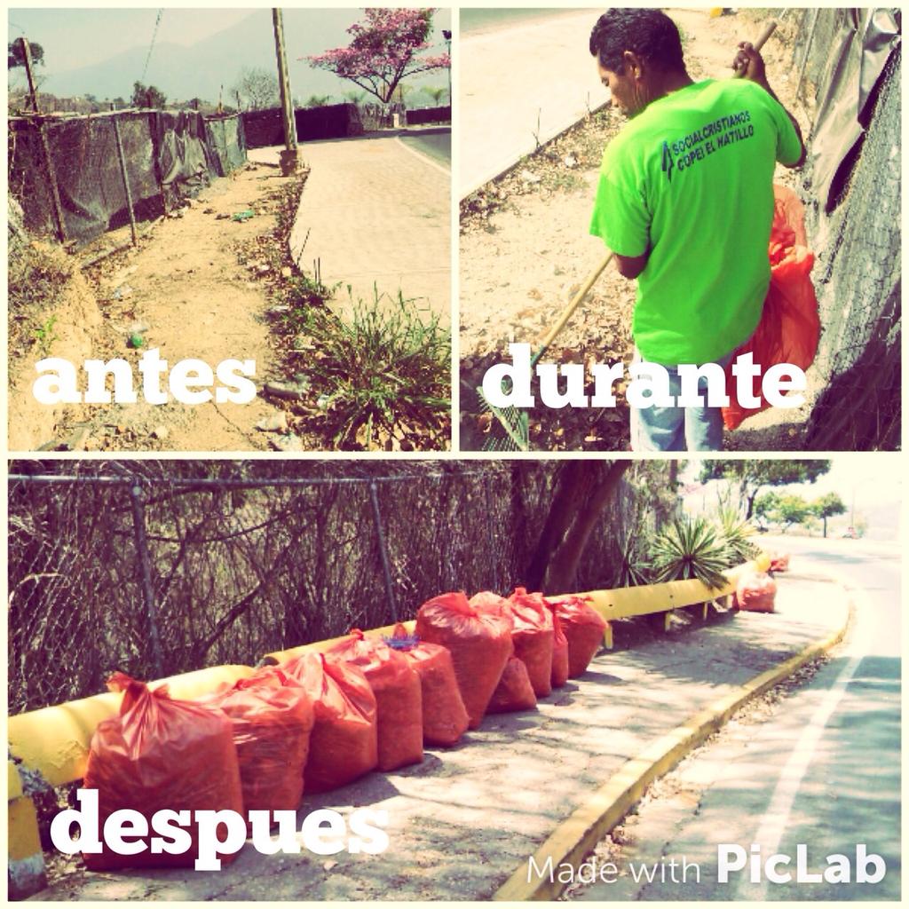 copeielhatillo's tweet photo. "Bota la Basura en su Lugar" ayer en los naranjos, redoma de los Semerucos "Enseñando a Cuidar" Educacion es Solución http://t.co/OK5vOXAQx9