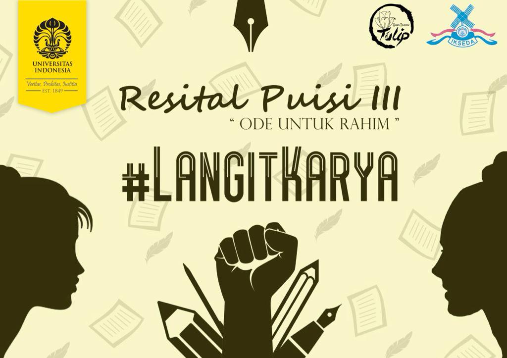 baimfadhli's tweet photo. [Resital Puisi III]

#LangitKarya ☁☁

Kamu punya karya puisi yang ingin kamu pamerkan di langit? 🌐 http://t.co/75qOyy9L67