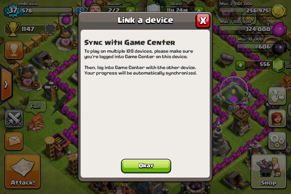 ImChaoss's tweet photo. @ClashofClans I'm logged in and I want to switch to my iPhone 5s but I can't because this message! Please help! http://t.co/C01HDL5hx1