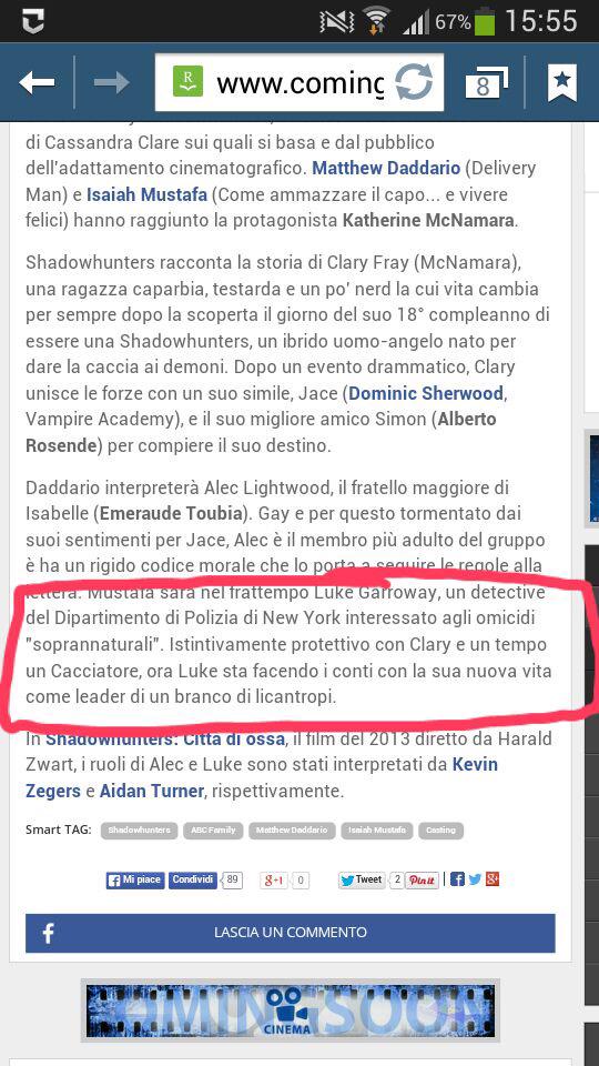 xjamiesguitar's tweet photo. COMINCIAMO? COMINCIAMO CON LE PUTTANATE? #Shadowhunters #WhoIsLuke http://t.co/6OPC7fBZ5B
