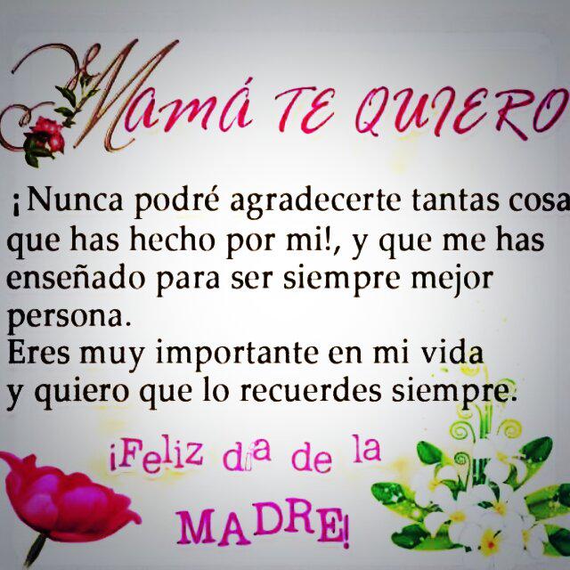 roz5ortz's tweet photo. ❤NO HAY PALABRAS PARA DECIRTE EL INMENSO AMOR QUE TE TENGO MAMY TE AMO #FelizDiadelaMadre  😘❤❤❤ http://t.co/c9DEglitht