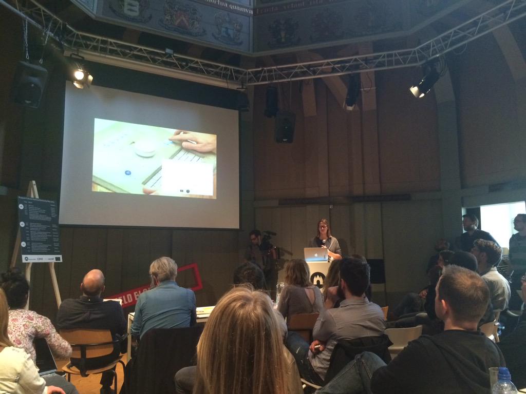 EuropeanaSpace's tweet photo. Team Mnemosyne present how to use algorithms and physical participation to change how users experience archives. http://t.co/YZp6kjSXvu
