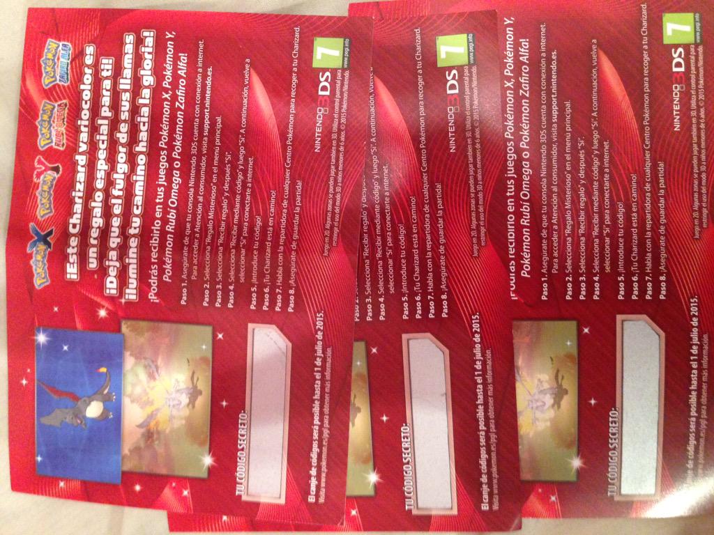MisterJumbo's tweet image. Re-Sorteo 3 códigos Charizard Shiny con Charizardita Y
Requisitos: Sígueme y RT al tweet