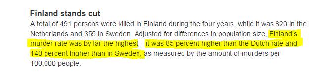 Is #Finlands high murder rate linked to Bestiality that remains legal? #OpBEAST