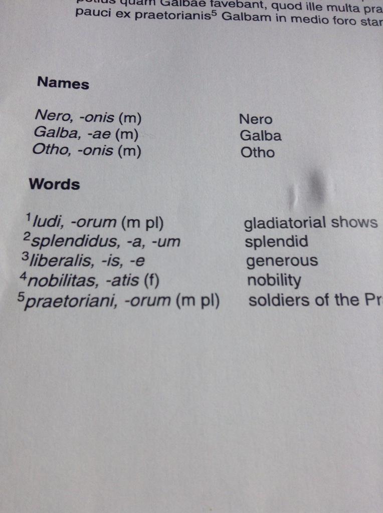 JessKaaa01's tweet photo. Was there really a need to gloss splendidus? #latinalevel http://t.co/1su4fpe51a
