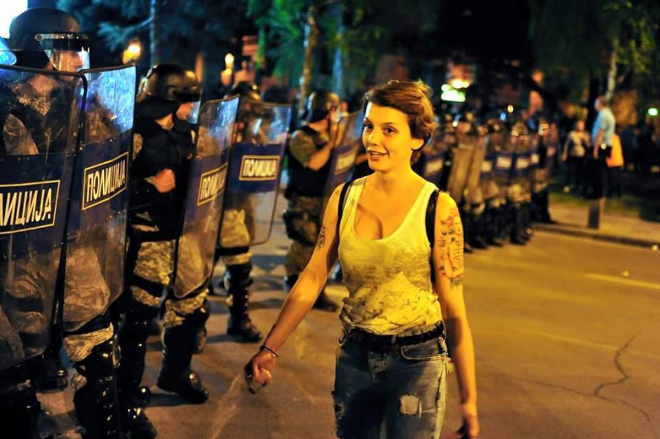 OpenMindedViper's tweet photo. Inspirational &amp; badass women protesting against widespread corruption &amp; institutional failings, #Macedonia May 2015 http://t.co/oSGk0vm08w