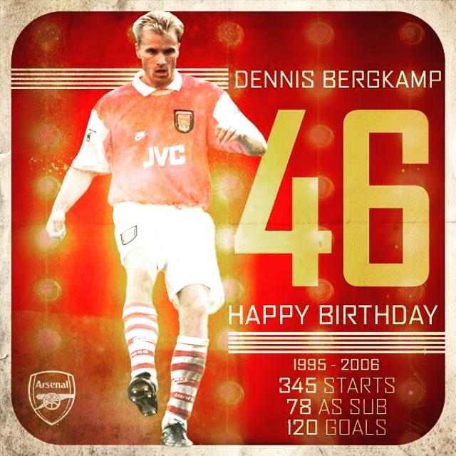 Happy Birthday Dennis Bergkamp! 